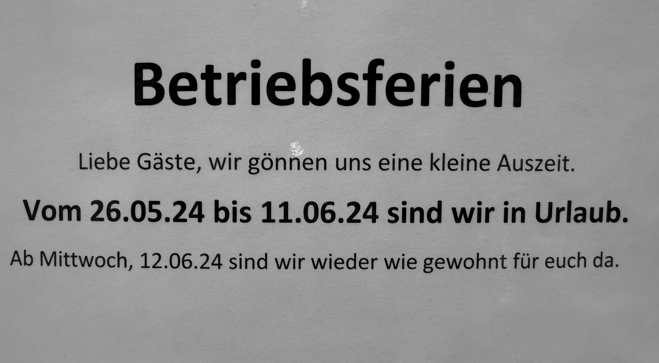 You are currently viewing Betriebsferien vom 26.05. bis 11.06.24